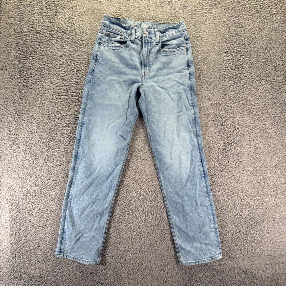 American Eagle Outfitters Jeans Womens 6 Blue Denim Boyfriend Stretch